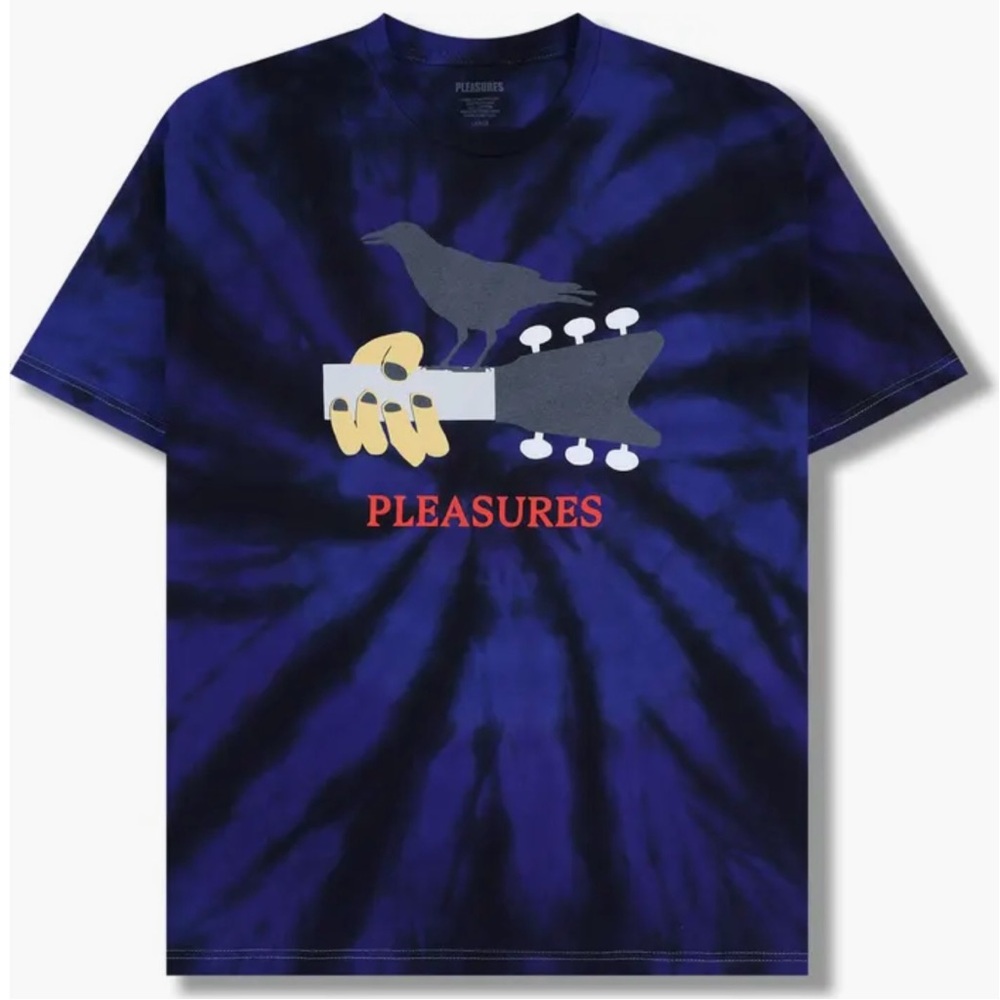 Blue Tie-Dye Graphic Tee